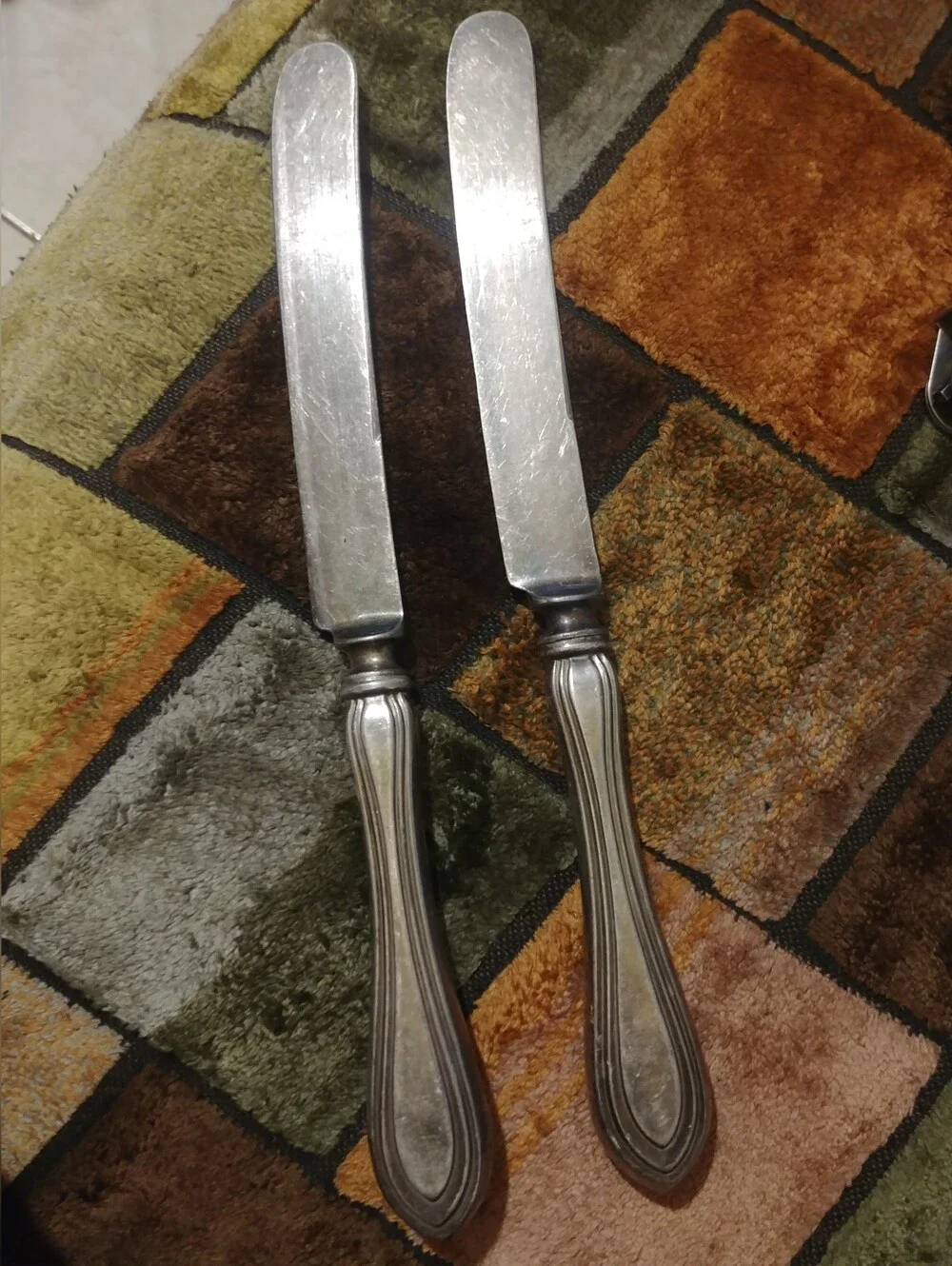 Classic Silver-Plated Dinner Knife - French Style